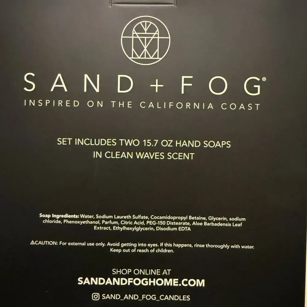 Sand + Fog sand fog